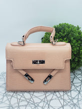 Load image into Gallery viewer, Rose pink satchel crossbody handbag
