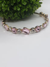 Load image into Gallery viewer, Pink crystal headband
