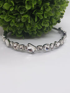 Silver Rhinestone headband 