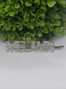 Word Hair Pin