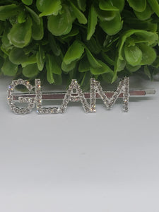 Word Hair Pin