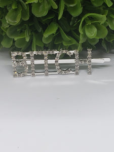 Word Hair Pin
