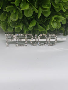 Word Hair Pin