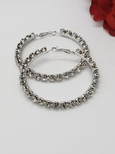Load image into Gallery viewer, Rhinestone Hoops
