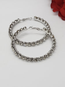 Rhinestone Hoops