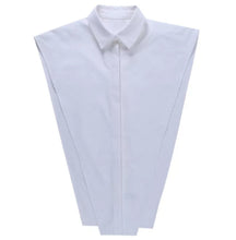 Load image into Gallery viewer, White sleeveless button down collar blouse
