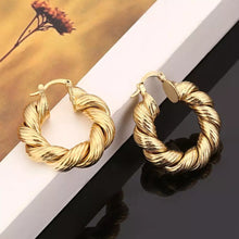 Load image into Gallery viewer, Mini Twist Hoops
