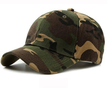 Load image into Gallery viewer, Men/women Camouflage fitted baseball cap hat
