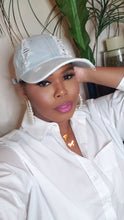 Load image into Gallery viewer, Distressed fitted baseball cap hat
