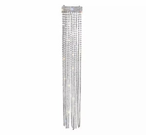 Rhinestone headband hair clip