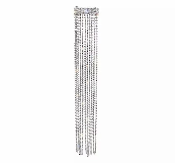 Rhinestone headband hair clip