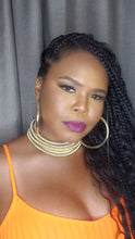 Load image into Gallery viewer, Gold layer statement choker necklace
